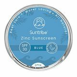 „Suntribe“ mineralinis sportas ir veido apsauga nuo saulės - SPF 30 - natūralus - 100% cinko - saugus rifams - 4 ingredientai - atsparus vandeniui (45 g) (mėlynas)