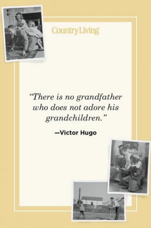 „Nėra senelio, kuris negarbintų savo anūkų“, - Viktoras Hugo