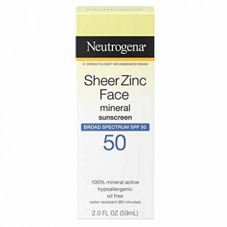 „SheerZinc“ mineralinis kremas nuo saulės SPF 50