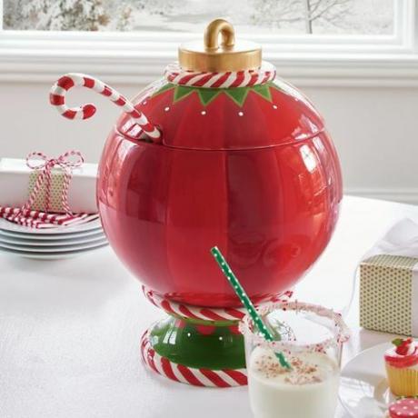 Jums reikia šio milžiniškų ornamentų „Punch Bowl“ jūsų Kalėdiniam vakarėliui