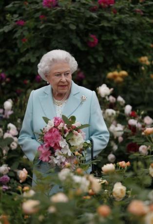 karalienė Elizabeth ii Čelsio gėlių parodoje 2016 m. gegužės 23 d.