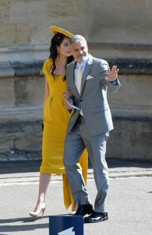Amal Clooney nešioja „Prada“ karališkosioms vestuvėms
