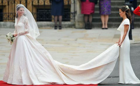 Kate Middleton savo didelę dieną vilkėjo antrąją vestuvių suknelę