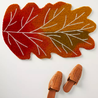 Rudens lapų kilimėlis
