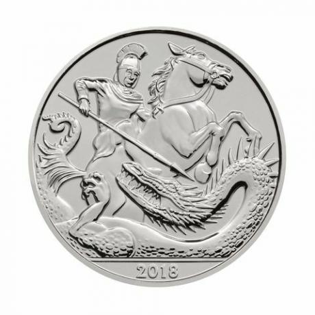 5 USD moneta, išleista princo George'o penktajam gimtadieniui paminėti