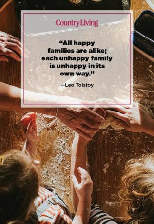 Leo Tolstojaus citata apie šeimą