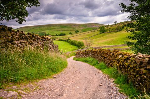 tiltas aukštupyje Swaledale