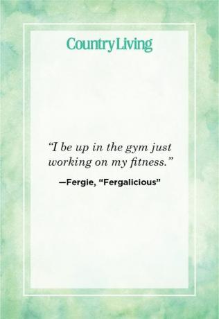 fitneso citata Fergie
