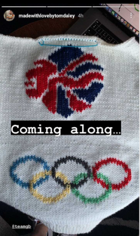 Tom Daley olimpinis megztinis