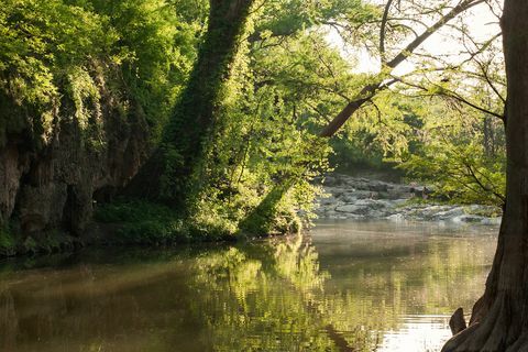 krause springs, spicewood, texas, usa