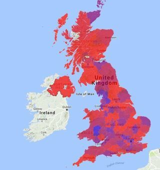 Gripo žemėlapis - Flusurvey