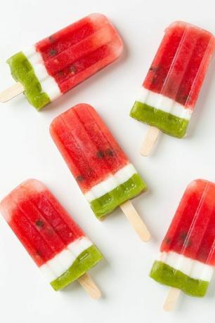 arbūzų popsicles