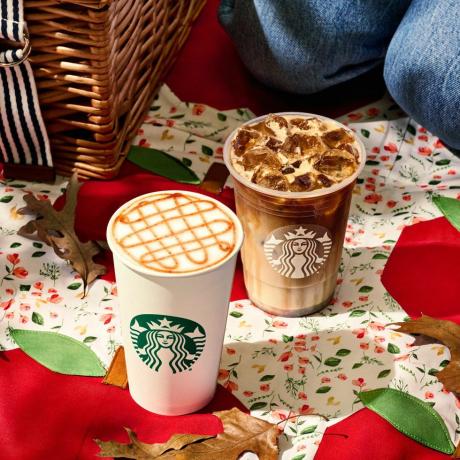 Starbucks rudens meniu elementai 2022 m