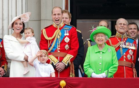 Karališkoji šeima „Trooping the Colour“