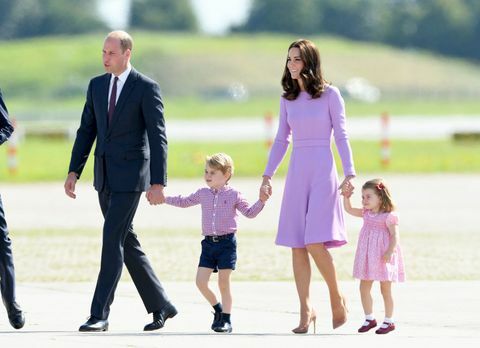 Princas Williamas, princas George'as, Kembridžo hercogienė ir princesė Charlotte Vokietijoje