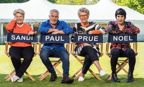 Puikus britų „Bake Off“: Paul Hollywood, Prue Leith, Noel Fielding ir Sandi Toksvig