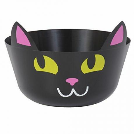 Helovino juodos katės saldainių dubuo