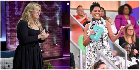 Kelly Clarkson ir Tamron Hall neturi dramos per savo naujus pokalbių šou