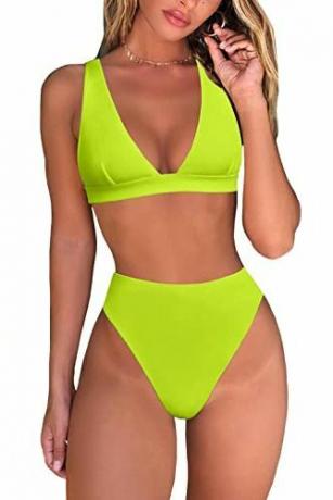  Neoninis žalias bikinis