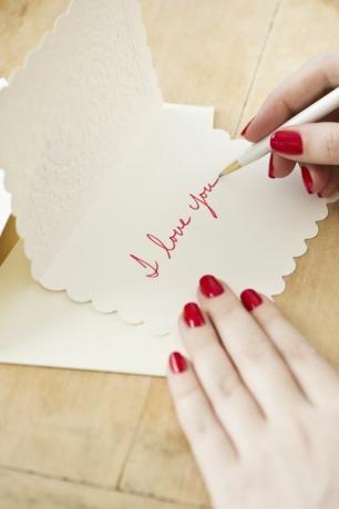 kaip parašyti meilės laišką
