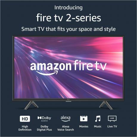 Fire TV 32 colių 2 serijos 720p HD išmanusis televizorius 