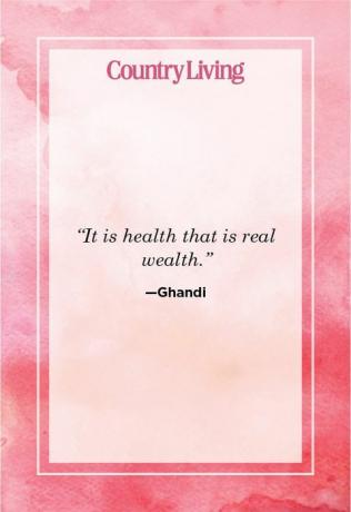 ghandi sveikatos citata