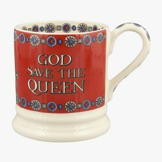 Karalienės platininis jubiliejaus puodukas Dieve, išgelbėk karalienę
