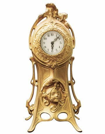 Art Nouveau stiliaus laikrodis